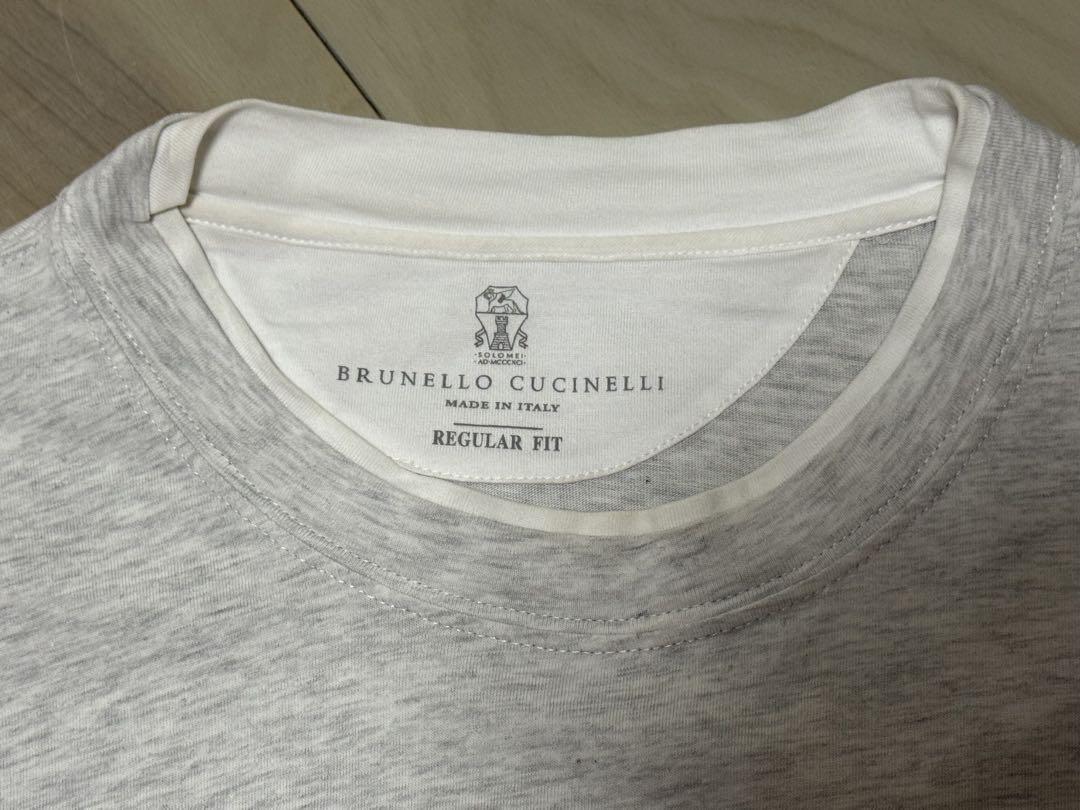 Brunello Cucinelli【関税送料込】ジャージーレイヤードTシャツ ボーイズ 向け スカイブルー ニット Tシャツ | Brunello Cucinelli