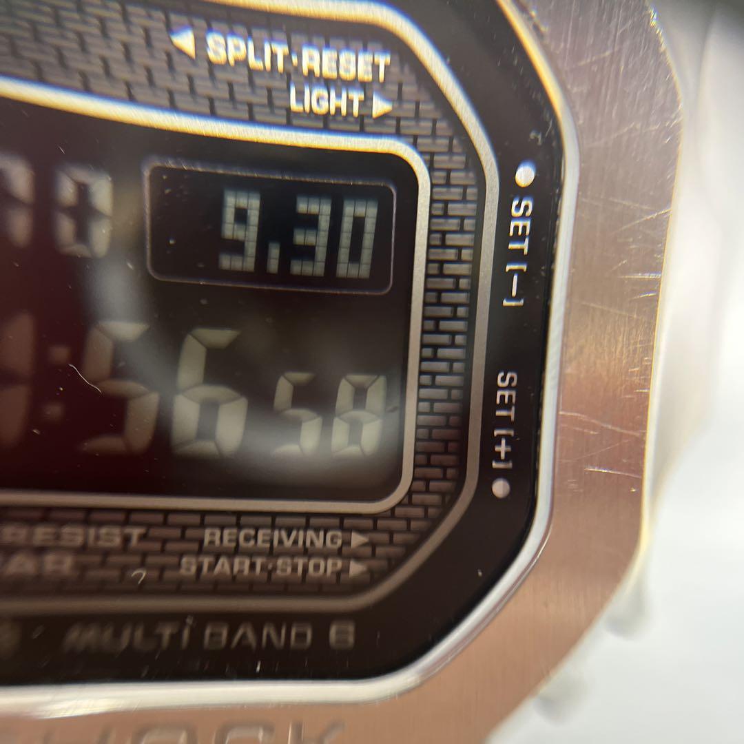 【稼働品】CASIO GMW-B5000-1JF 電波ソーラー 腕時計