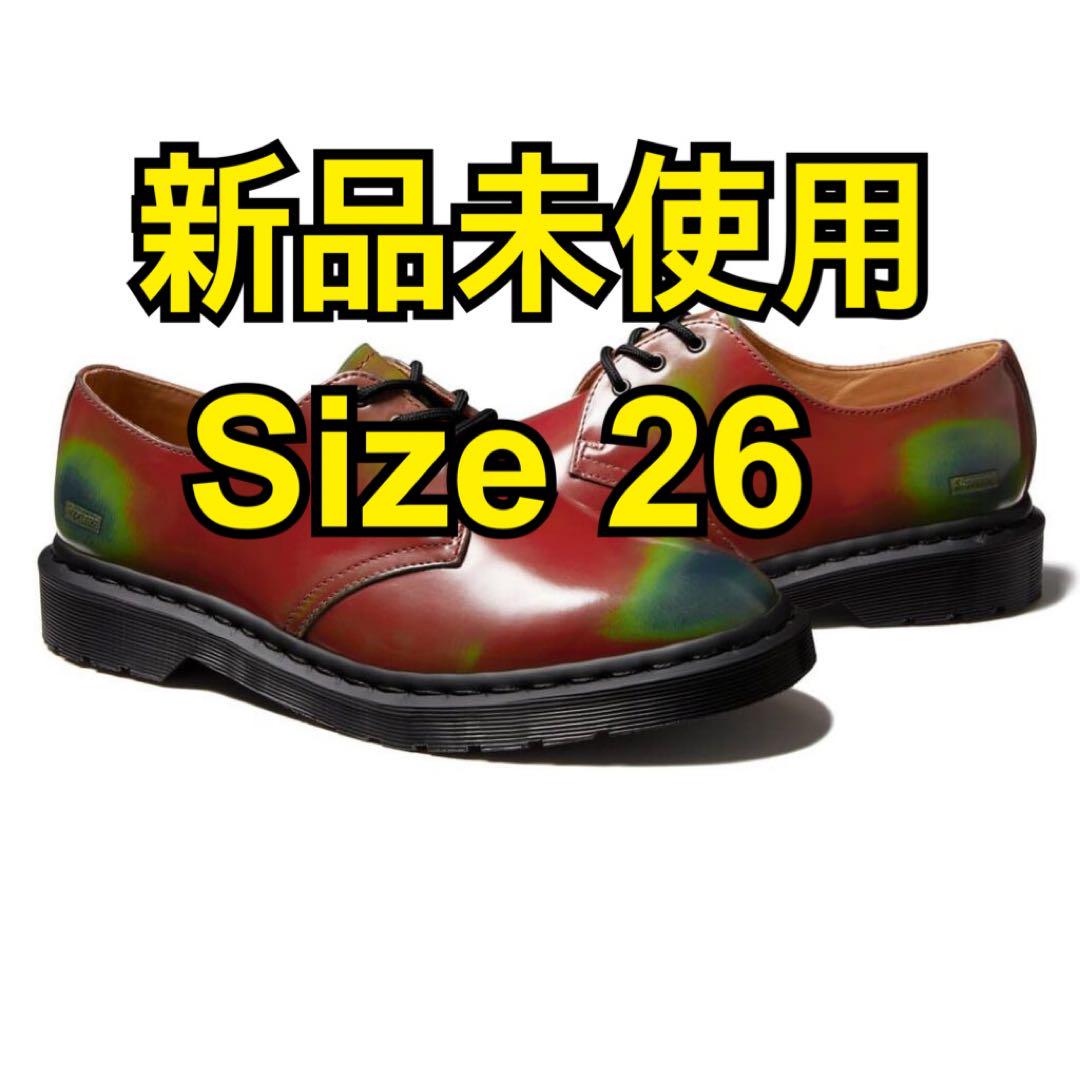 Supreme Dr.Martens 1461 3 Eye Shoe 赤