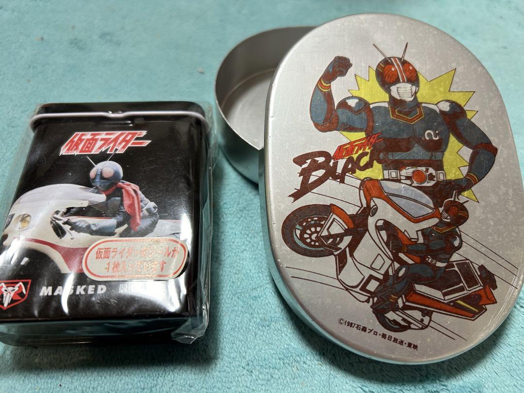 仮面ライダーBlack アルミ弁当箱仮面ライダーフリー缶未開封まとめ売り