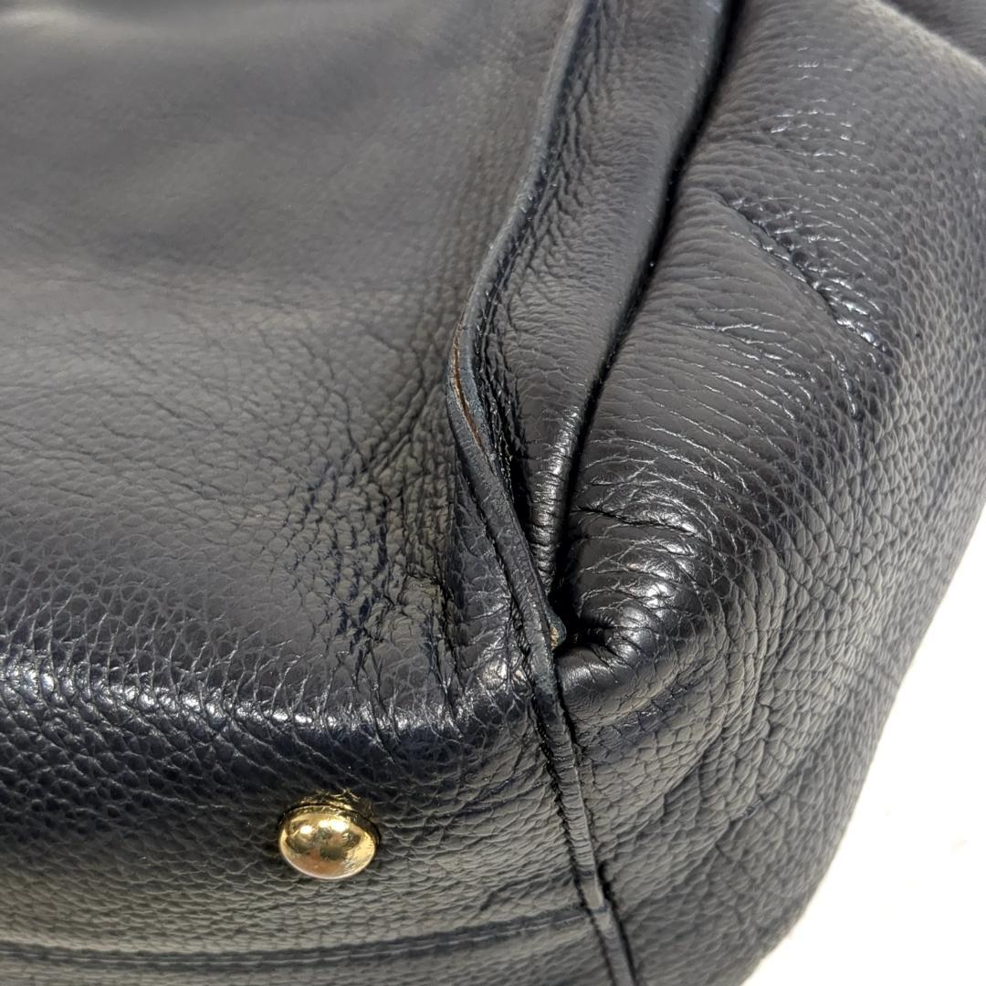 イアクッチ 2way ハンドバッグ ショルダーバッグ レザー シボ革