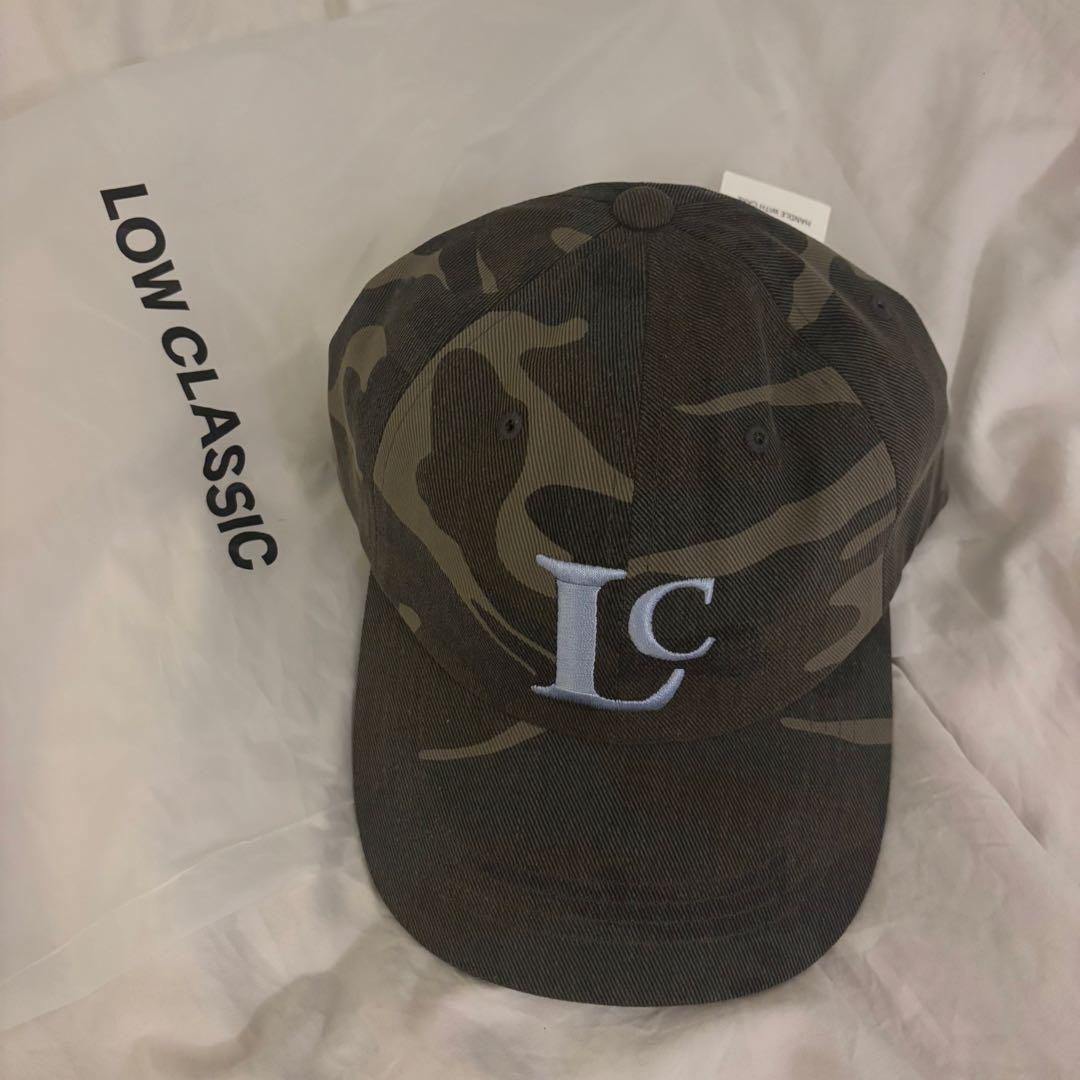 新品未使用 LOW CLASSIC 迷彩キャップ LCロゴ
