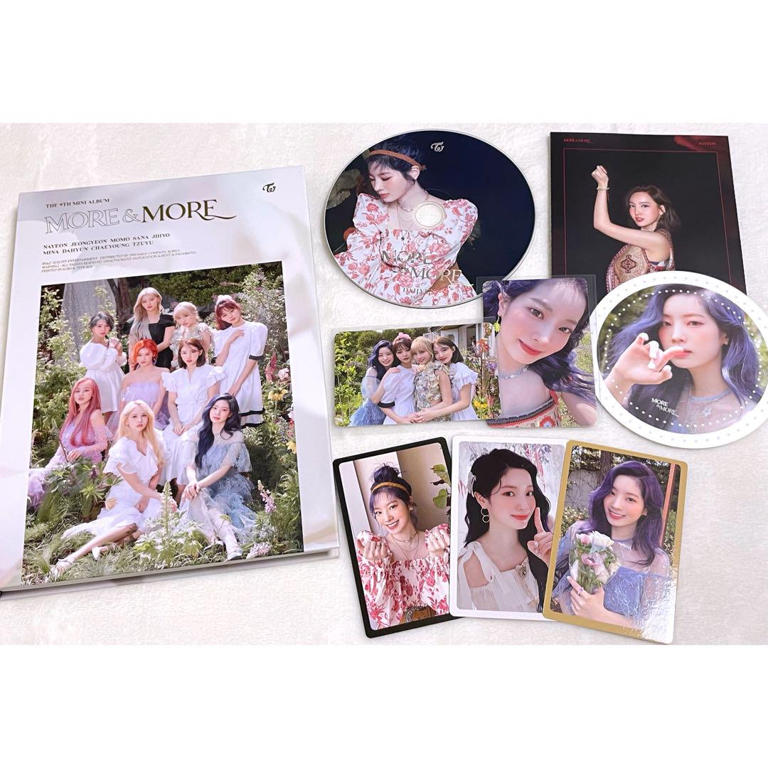 大切な人へのギフト探し ダヒョン More&More メルカリ - アルバム トレカ CD TWICE セット K-POP・アジア