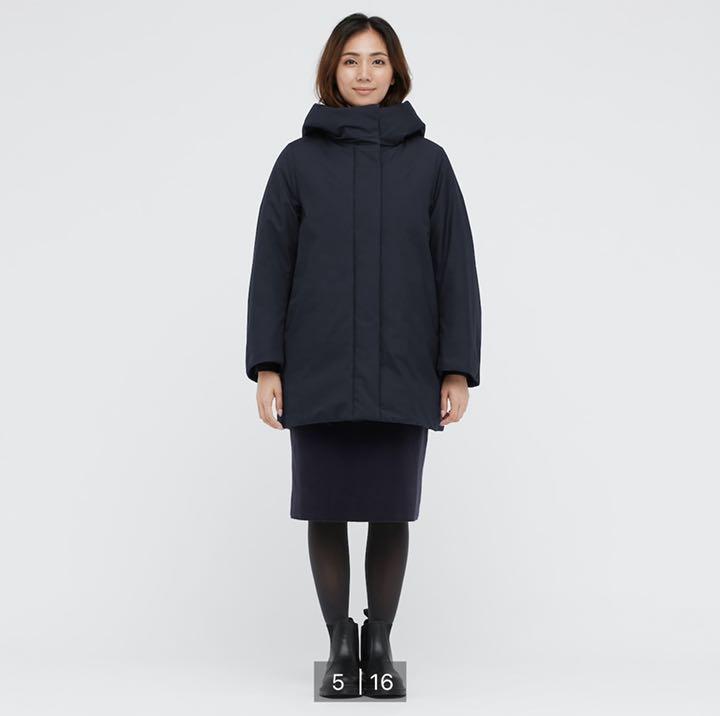 新品 ユニクロ ハイブリッドダウンショートコート XLサイズ