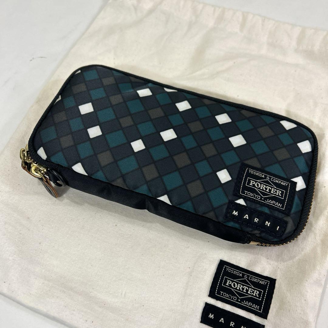 美品　ポーター　PORTER MARNI 財布　コラボ　ウォレット