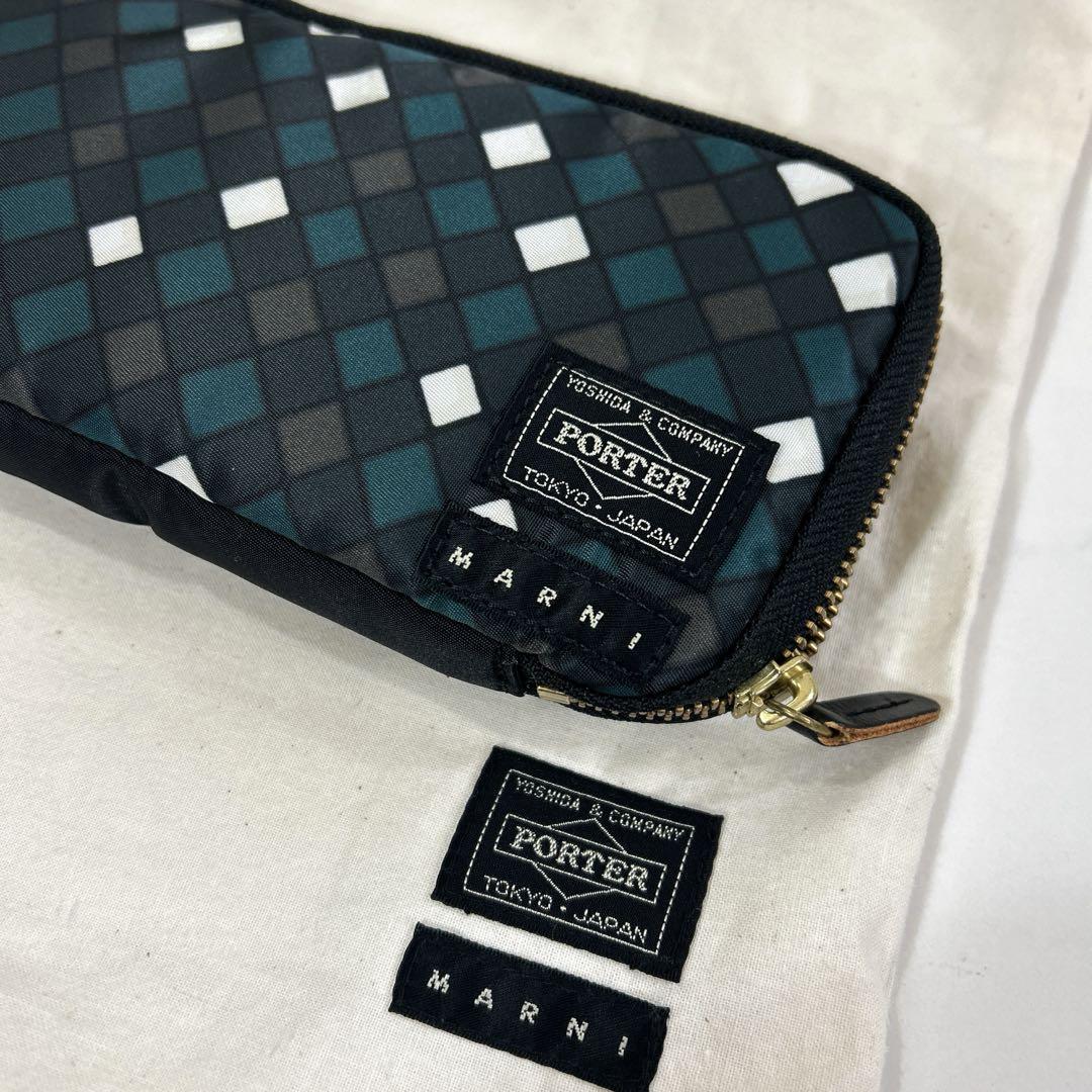 美品　ポーター　PORTER MARNI 財布　コラボ　ウォレット