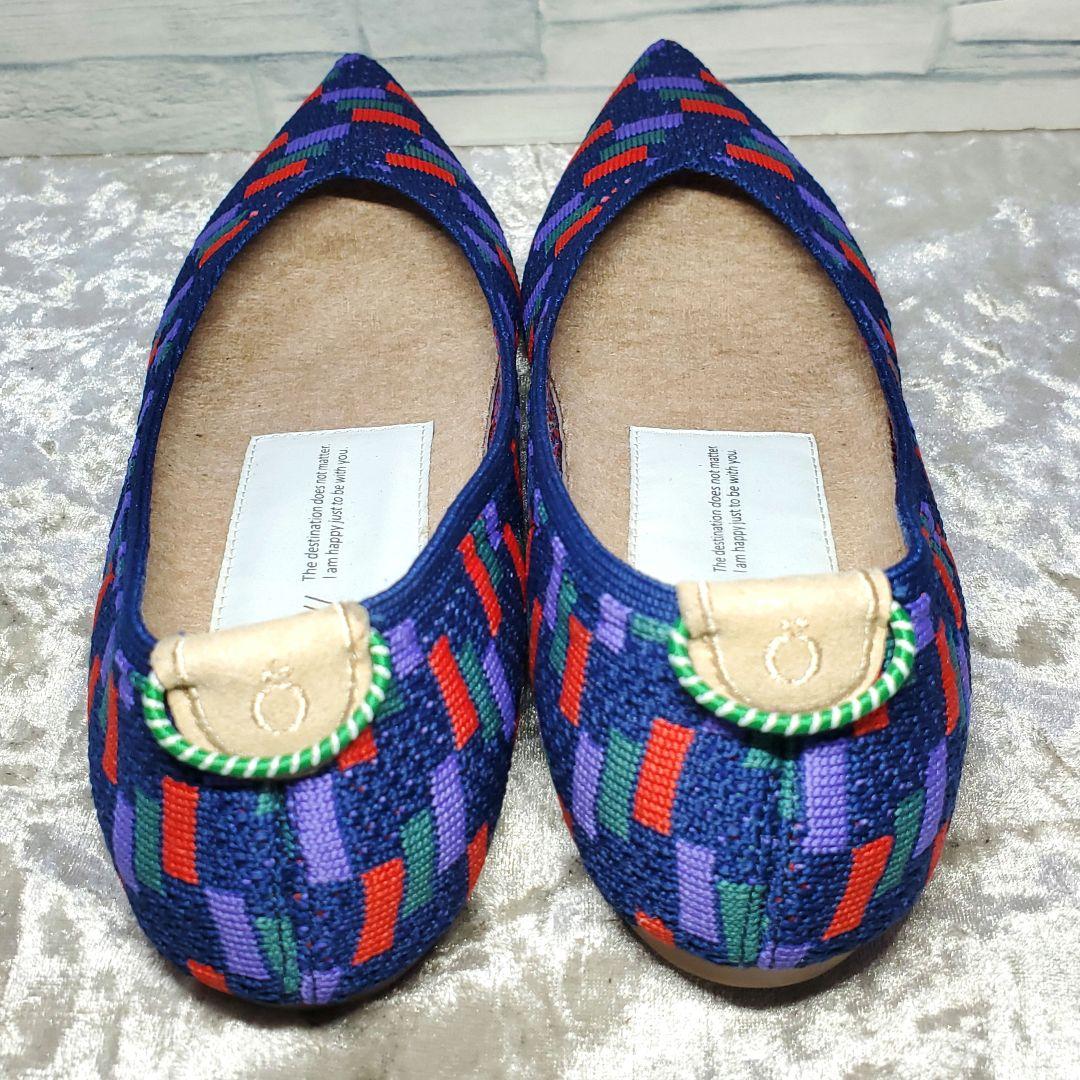 極美品】✨offen 23.5cm パンプス ネイビー 2021AW 37 靴