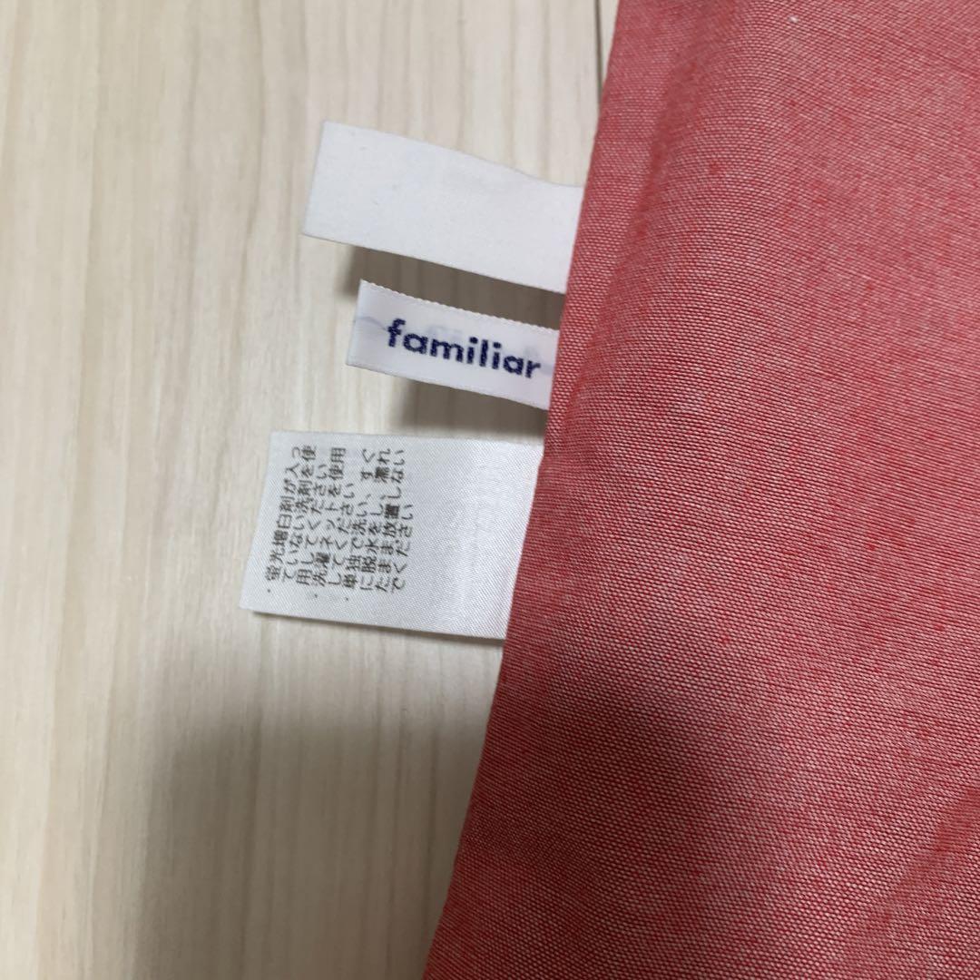 ほぼ未使用品　ファミリア　レッスンバッグ　りんご