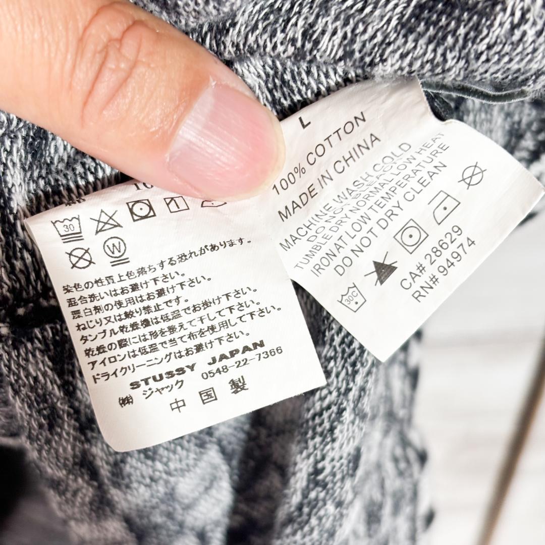 3302 総柄 stussy ステューシー Tシャツ Lサイズ ブラック トップス