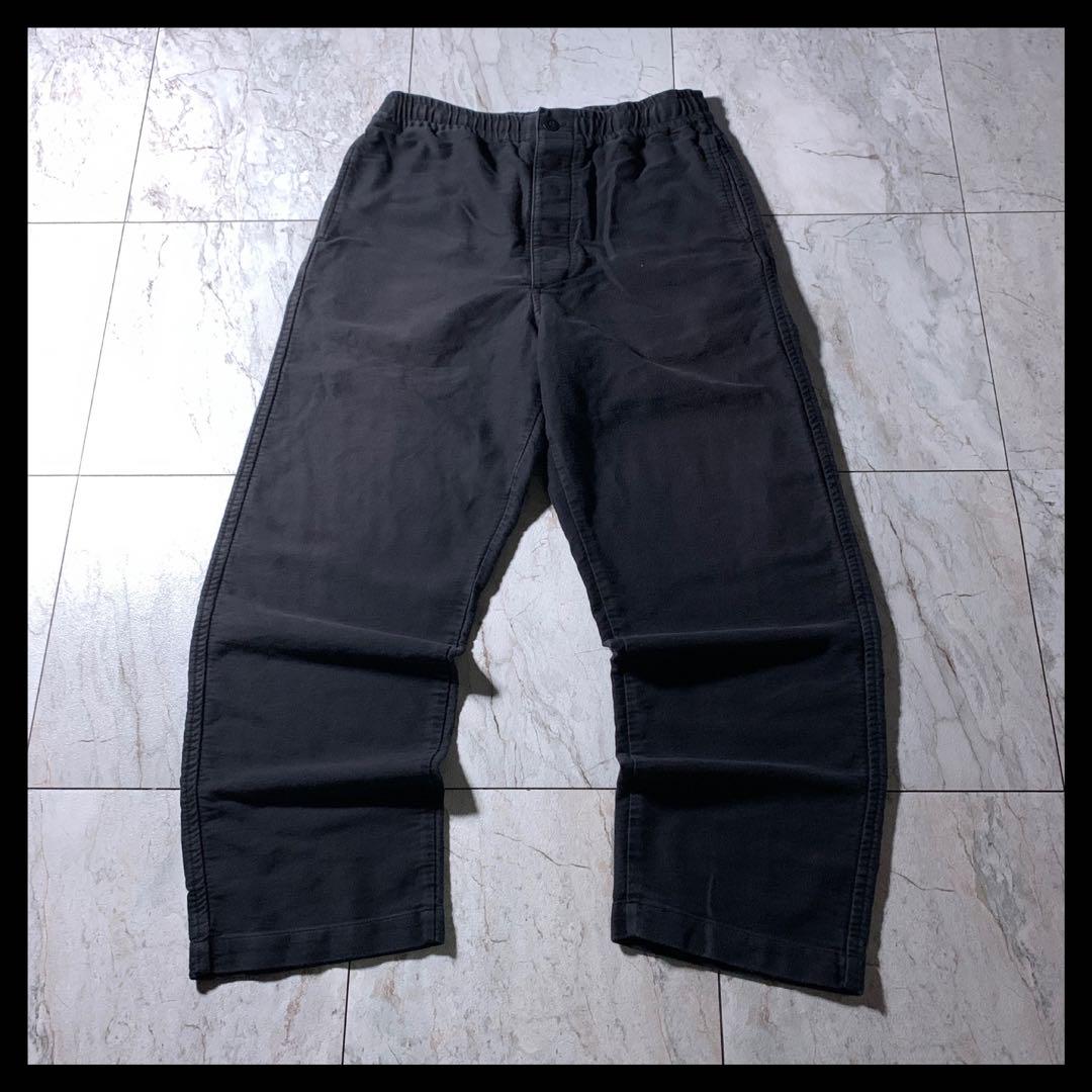 Ron Herman シルク コットン イージー ワイド パンツ ブラック M 7,055円