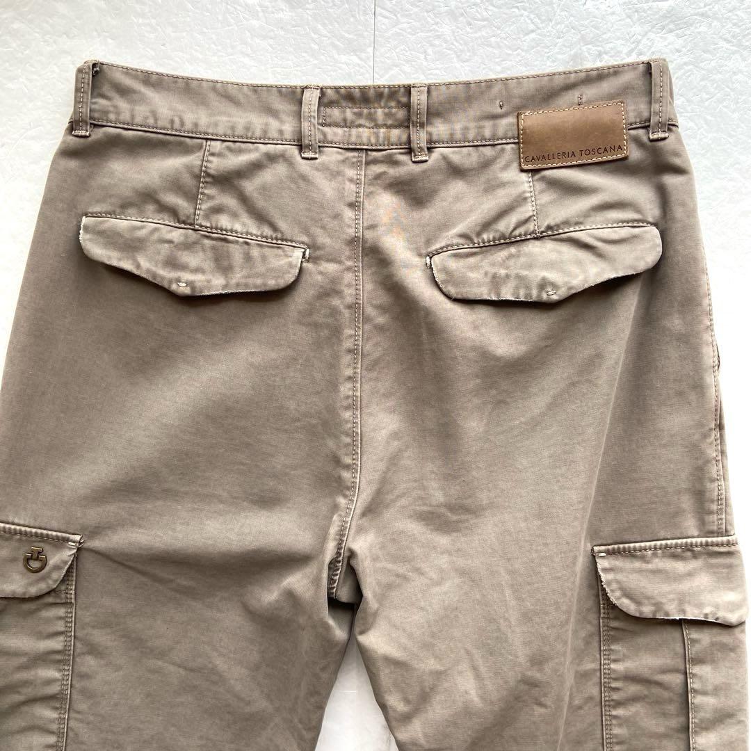 美品　イタリア製　Cavalleria Toscana 製品洗い　カーゴパンツ