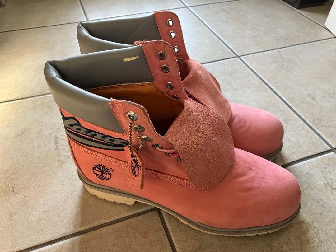 デザイン Timberland ピンク ワークブーツ 11W 29cm29cm Timberland