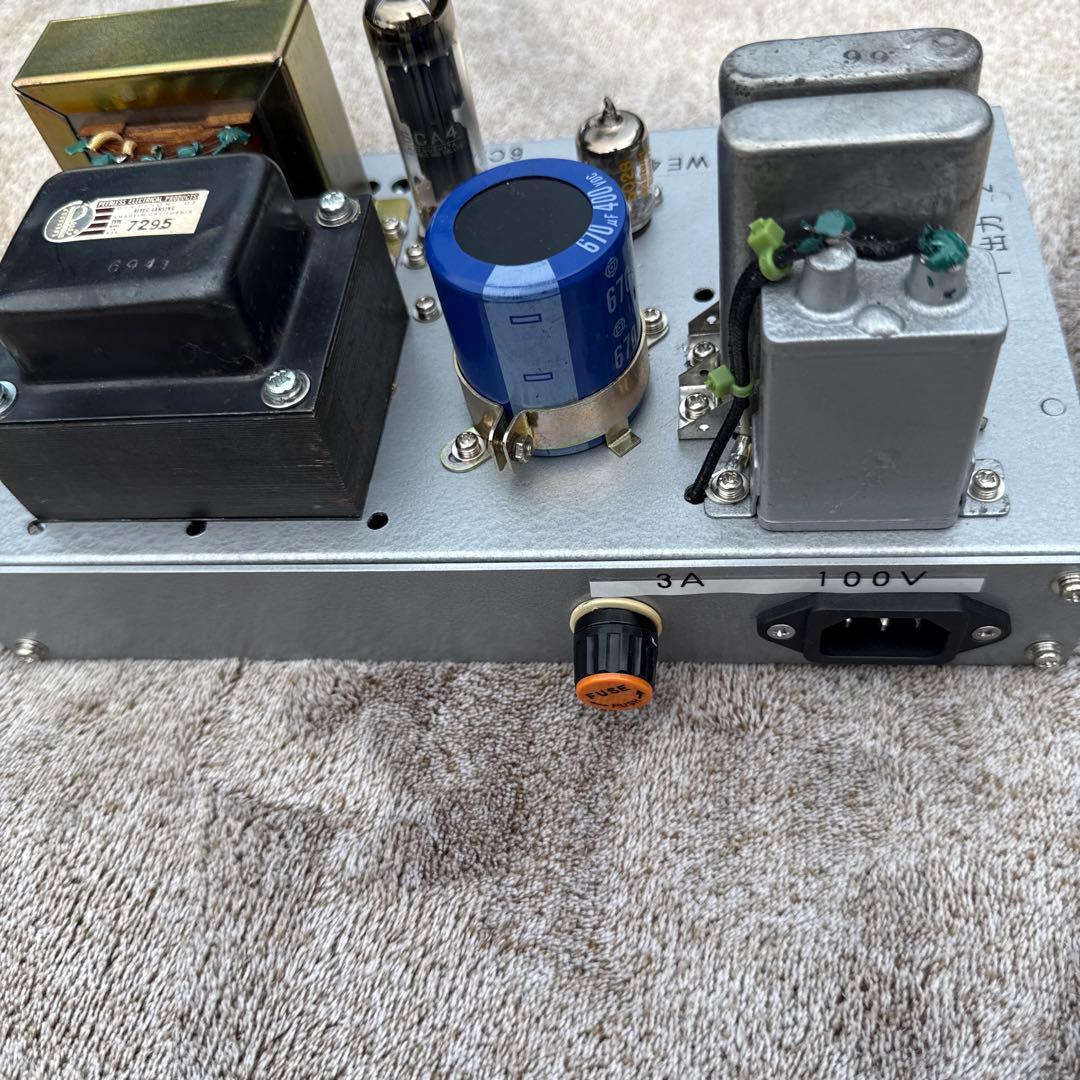 真空管プリ・ラインアンプ WE408A仕様 真空管プリ・ラインアンプ WE408A仕様