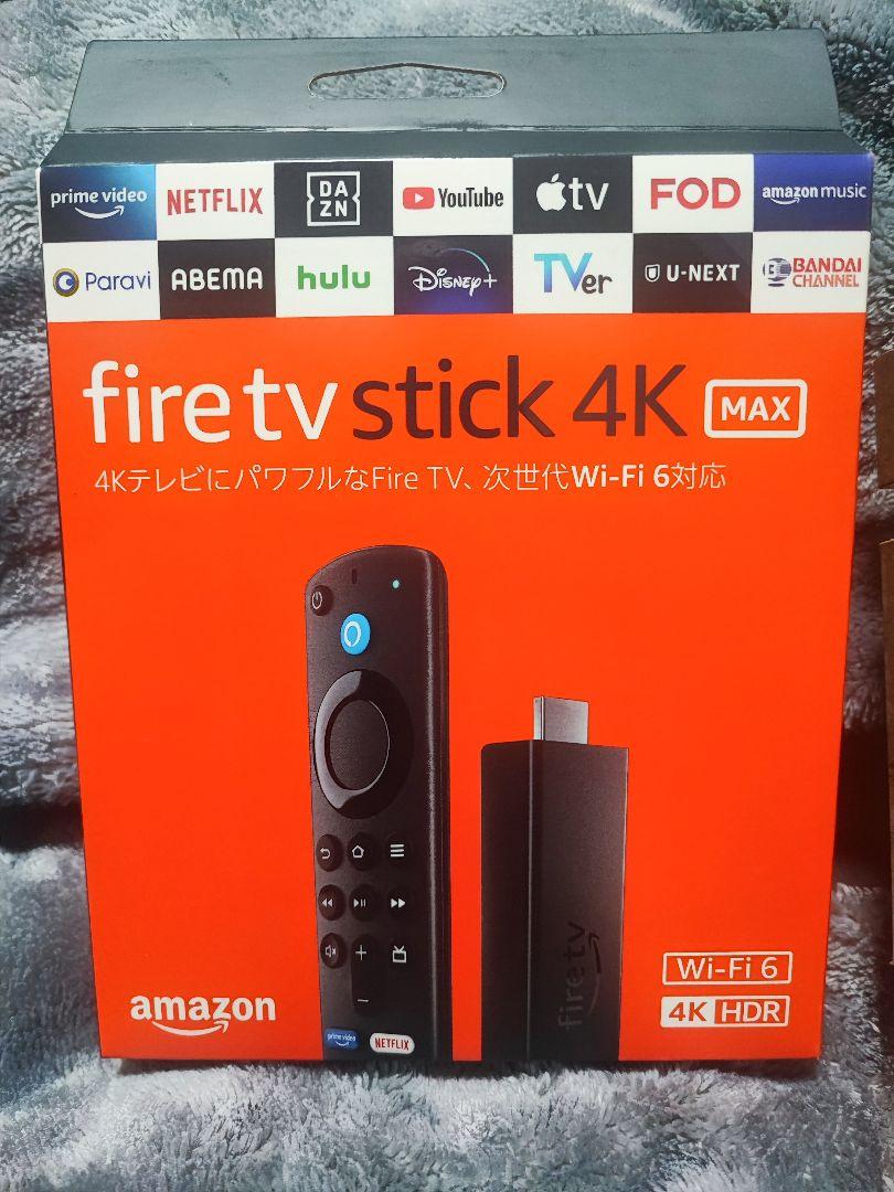 早い者勝ち！　Amazon　Fire　TV stick 4K max