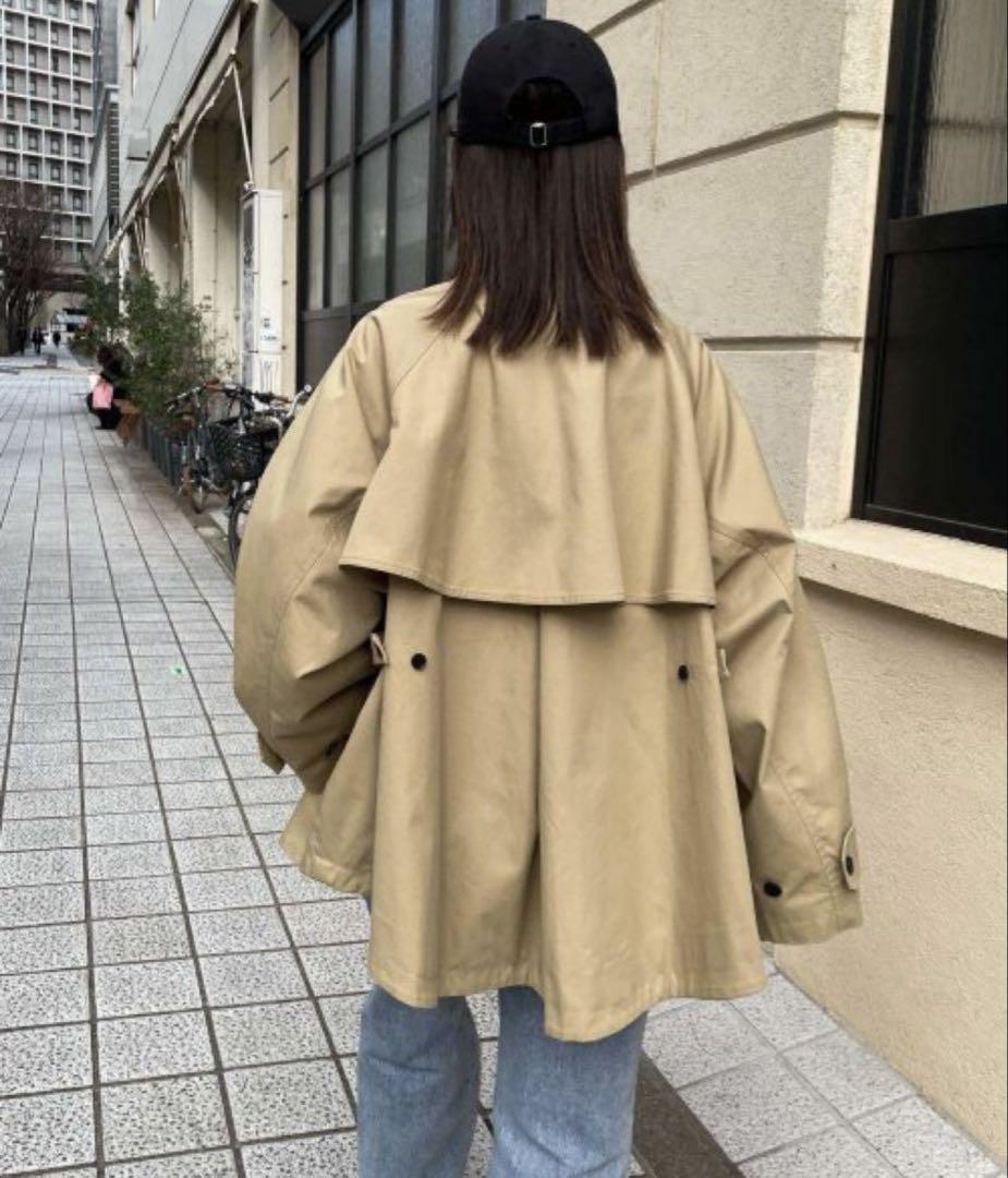 桃子　CANAL JEAN El marハーフトレンチコート 桃子様専用 CANAL JEAN El marハーフトレンチコート