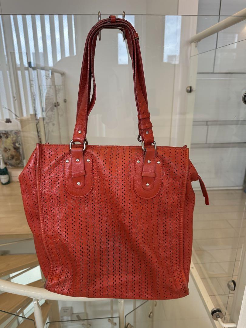 Chloe/ クロエ メッシュ トートバッグ オレンジ