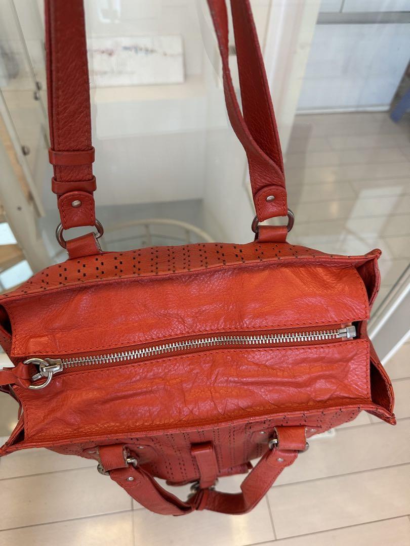 Chloe/ クロエ メッシュ トートバッグ オレンジ