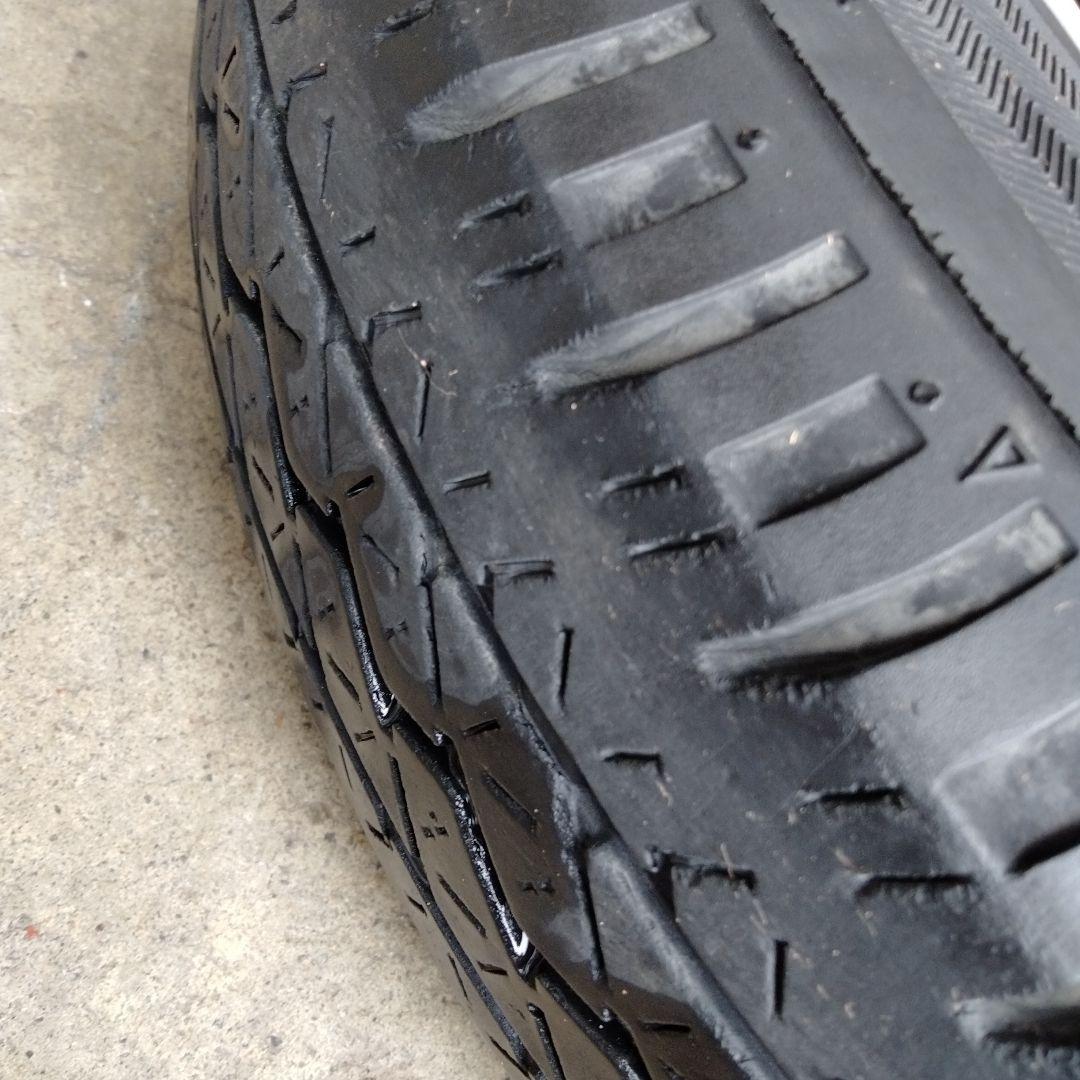 12インチスチールホイール(鉄チン)&中古夏タイヤ 145R12 6PRY