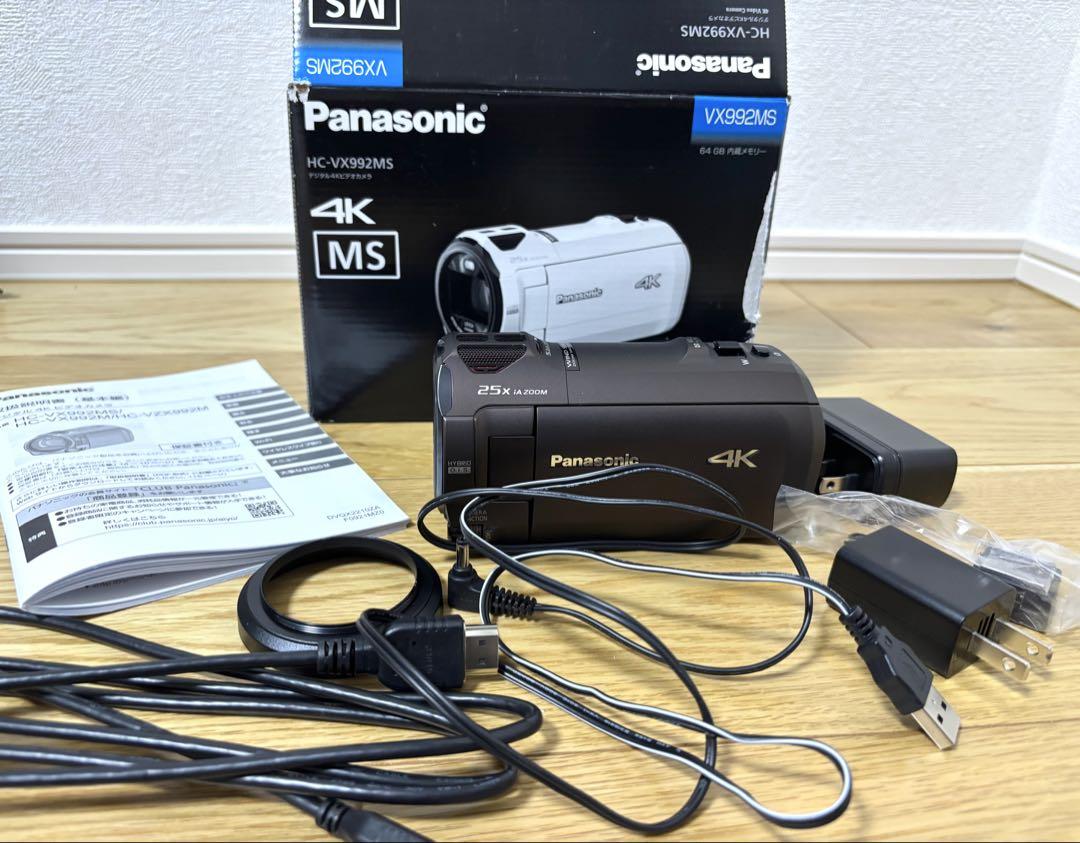 Panasonic HC-VX992MS 4K ビデオカメラ 本体