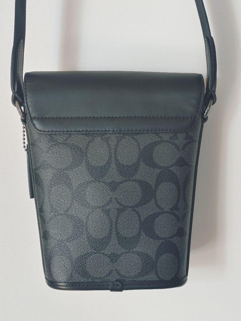 ▲美品 コーチ ショルダーバッグ トラック スモール フラップ クロスボディ ☆美品！コーチ COACH トラック スモール フラップ ショルダー