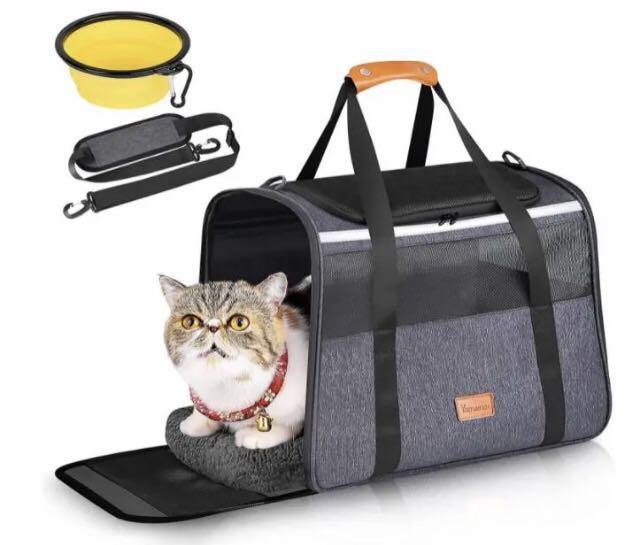 猫 キャリー いぬ　ねこ　バッグ 折りたたみ ペットキャリー 犬キャリーバッグ