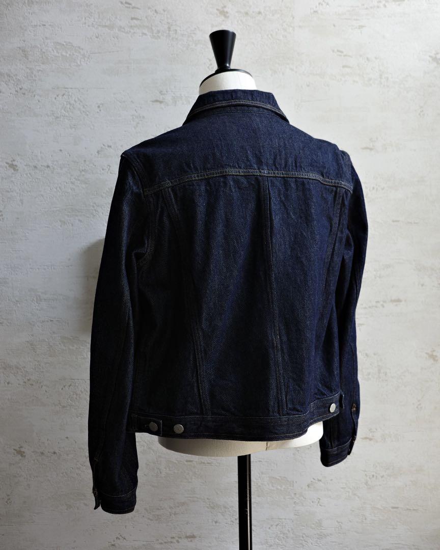 AURALEE WASHED HARD TWIST DENIM BLOUZON