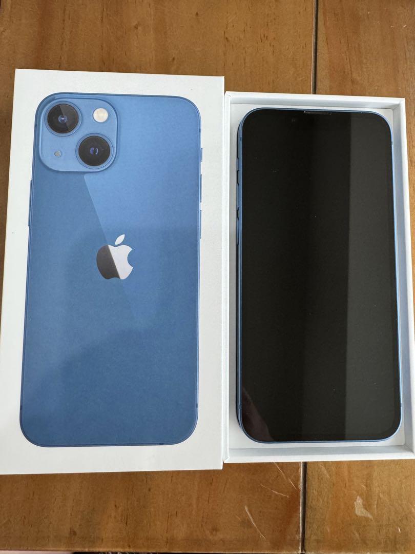 美品　iphone13mini 128GB ブルーSIMフリー iPhone 13 mini 128GB - ブルー - Simフリー 【整備済み再生品
