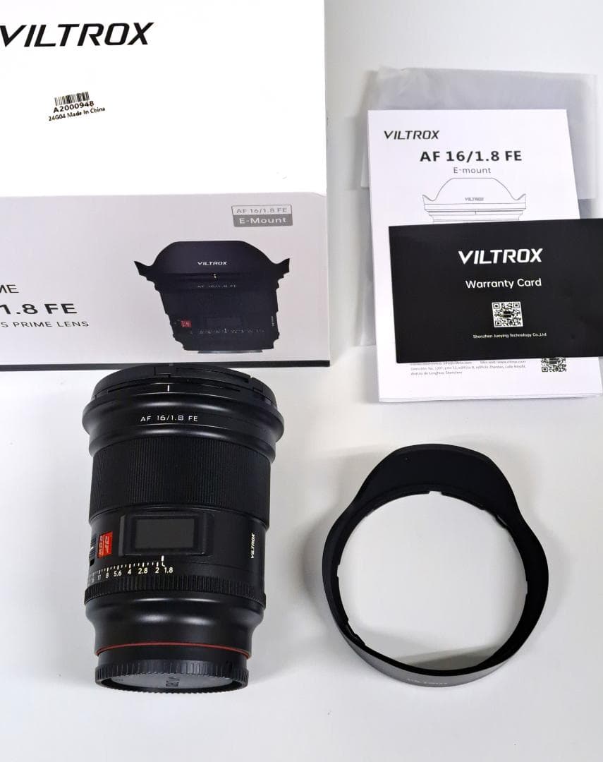 VILTROX AF 16 1.8 FE レンズα Eマウント・VILTROX
