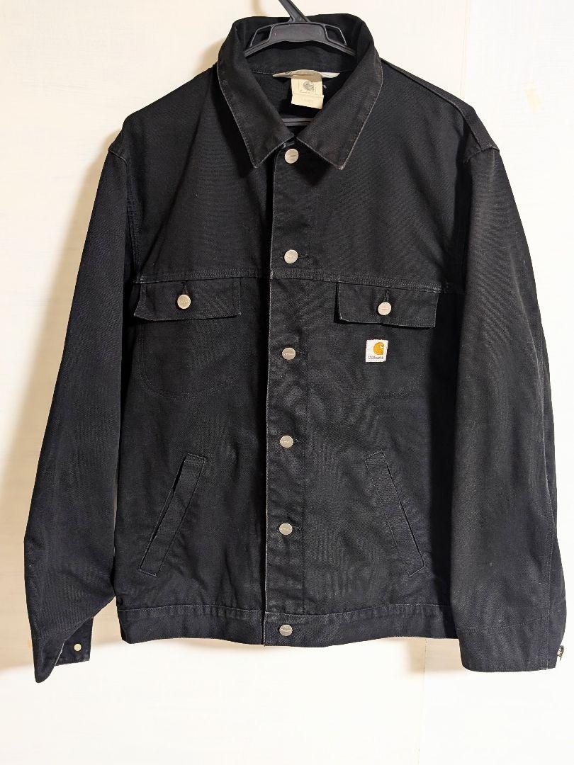 Carhartt トラッカージャケットダック地 Lサイズ ブラック