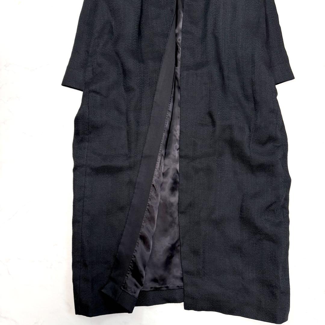 Deuxieme Classe VASINOオーバーコートノーカラーガウンコート