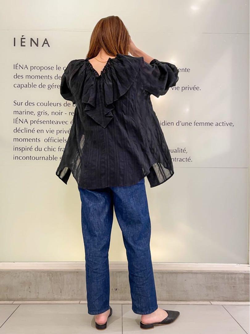セール】【SARA MALLIKA/サラマリカ】STRIPE JQD FRILL TOP