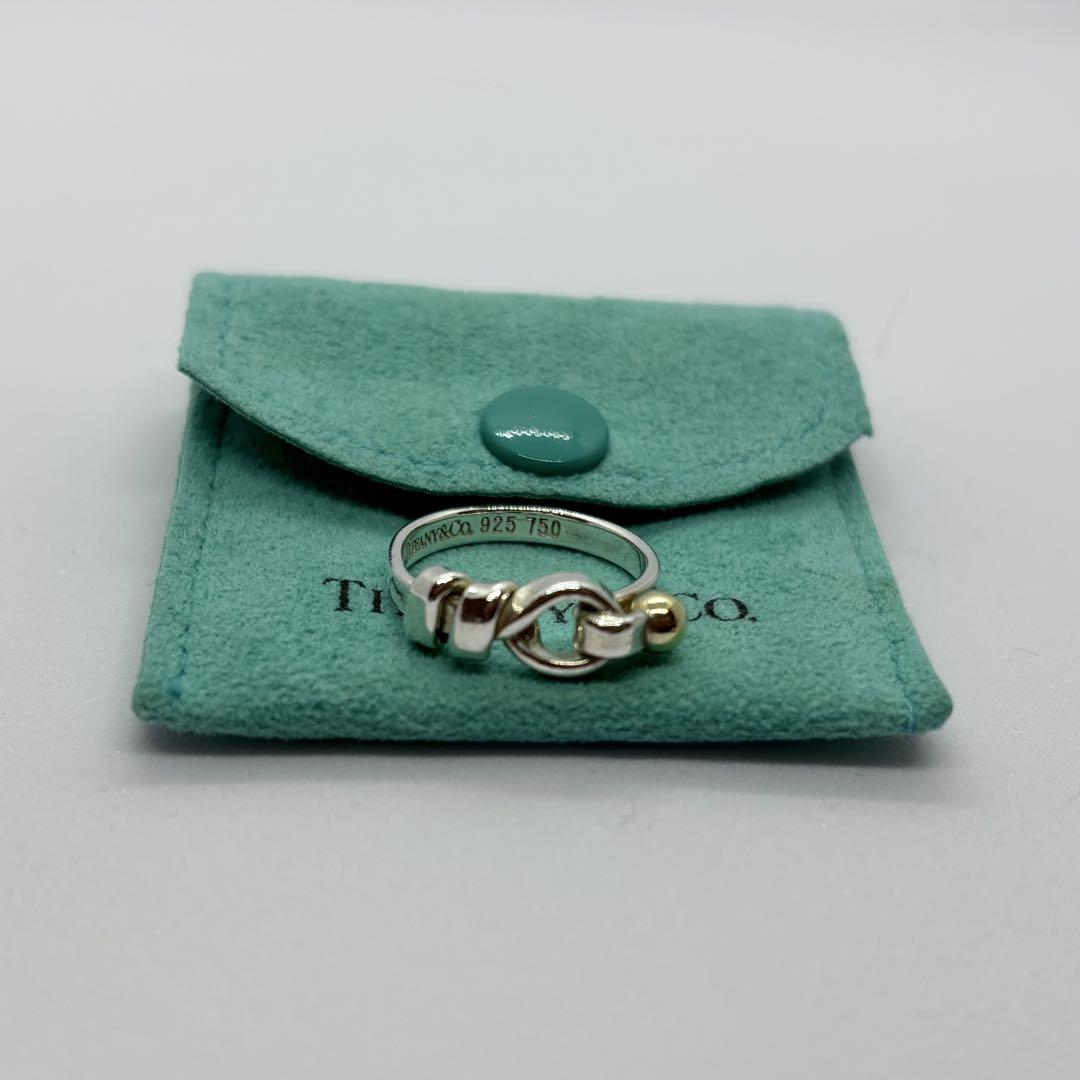 Tiffany ティファニー　フック＆アイ　コンビリング 指輪 約6.5号