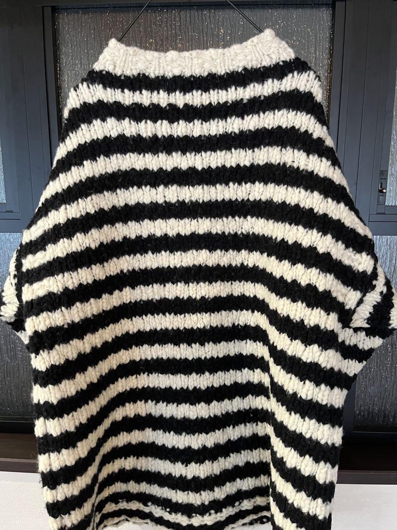 【☆即日発送可☆】イエナ　BLACK ハイネックボーダーニット レディース