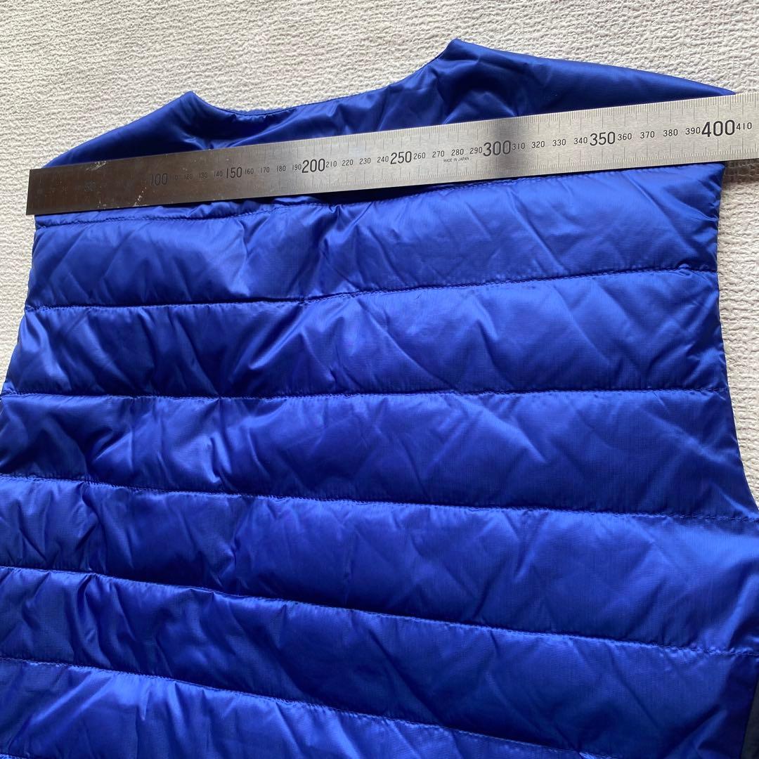 極美品✨マンシングウェア　中綿ノースリーブワンピース　ブルー　3L 大きいサイズ 極美品✨マンシングウェア 中綿ノースリーブワンピース ブルー 3L