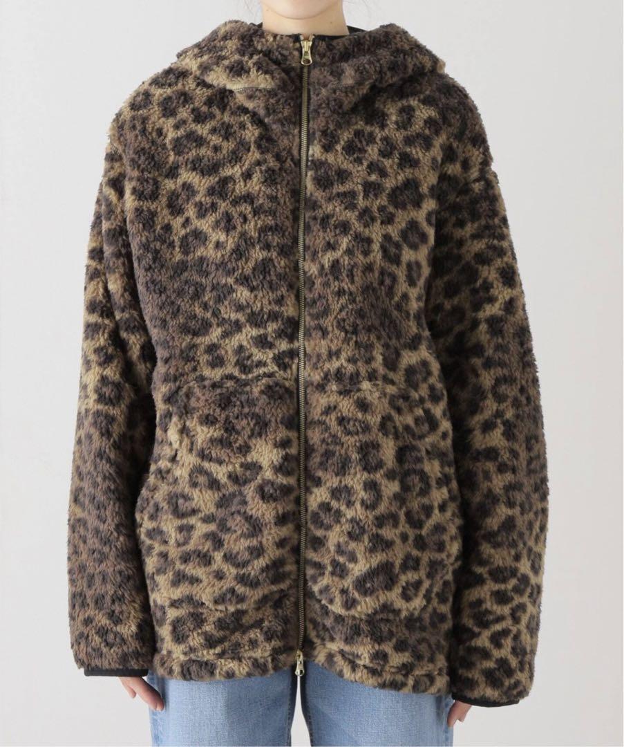 【JOHNBULL/ジョンブル】LEOPARD FLEECE ZIP パーカー MUSE【JOHNBULL】 LEOPARD FLEECE ZIPパーカー