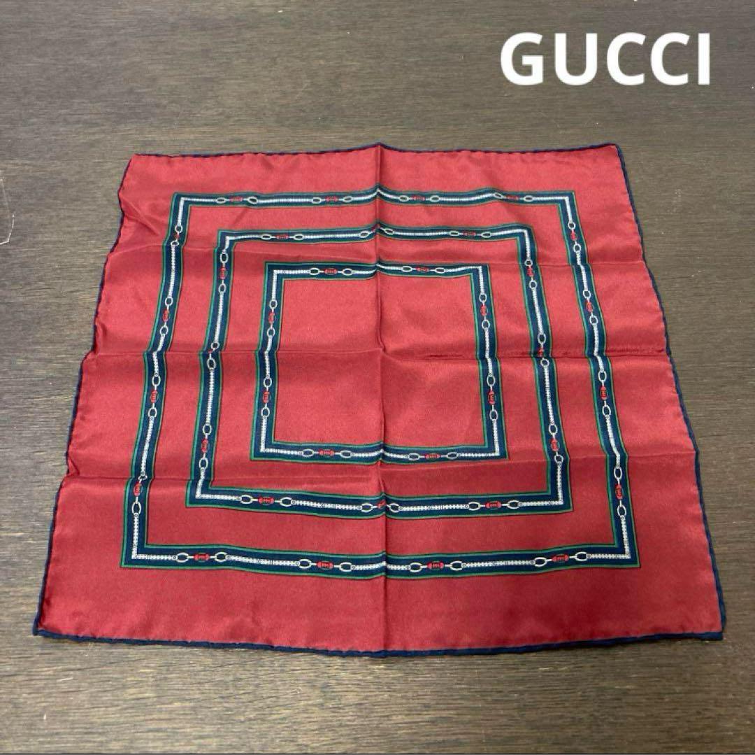 GUCCI グッチハンカチスカーフ 新品♥PAOLO GUCCI ハンカチ スカーフ グッチ レディース - メルカリ