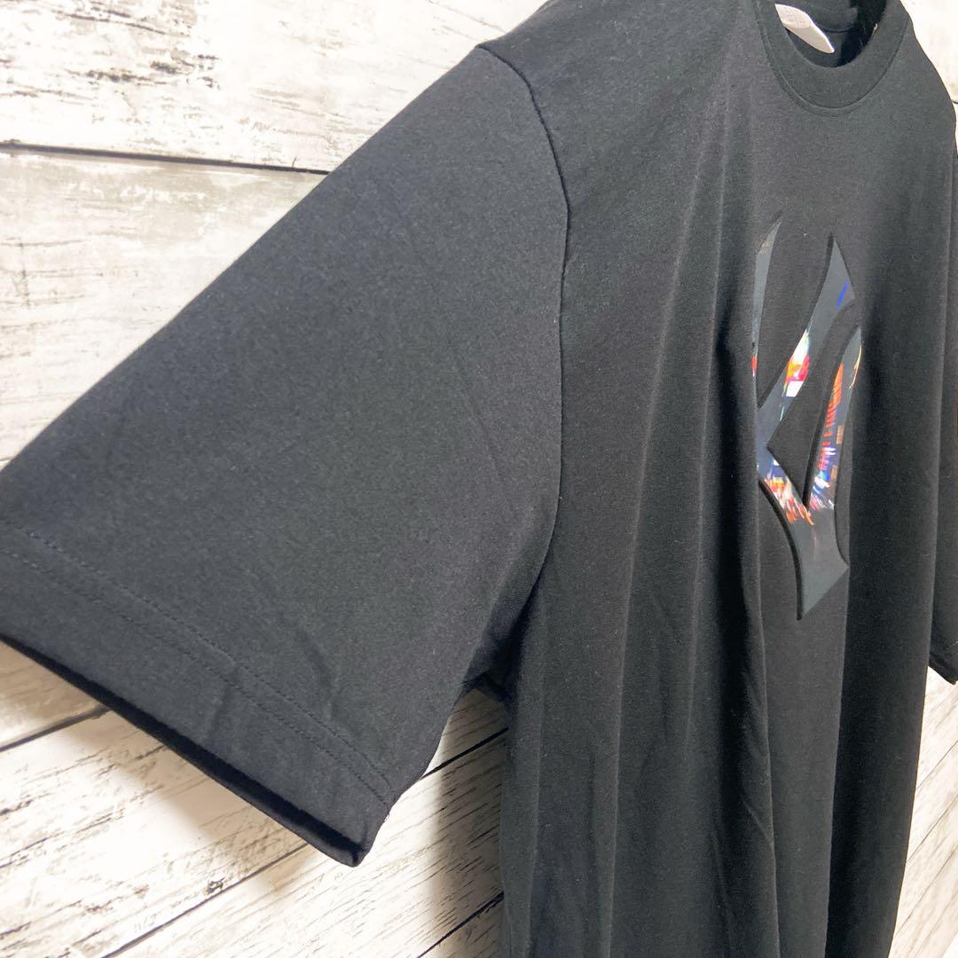 極希少】MLB☆半袖Tシャツ☆ブラック☆5L☆NY☆立体ロゴ☆ビッグロゴ