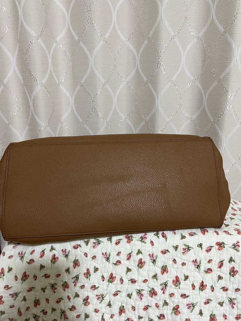 Tory Burch ブラウンレザートートバッグ