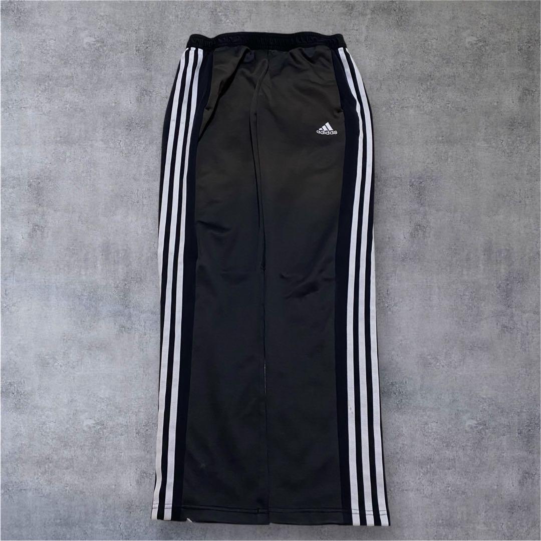 パンツ 00s adidas straight wide track pants y2k