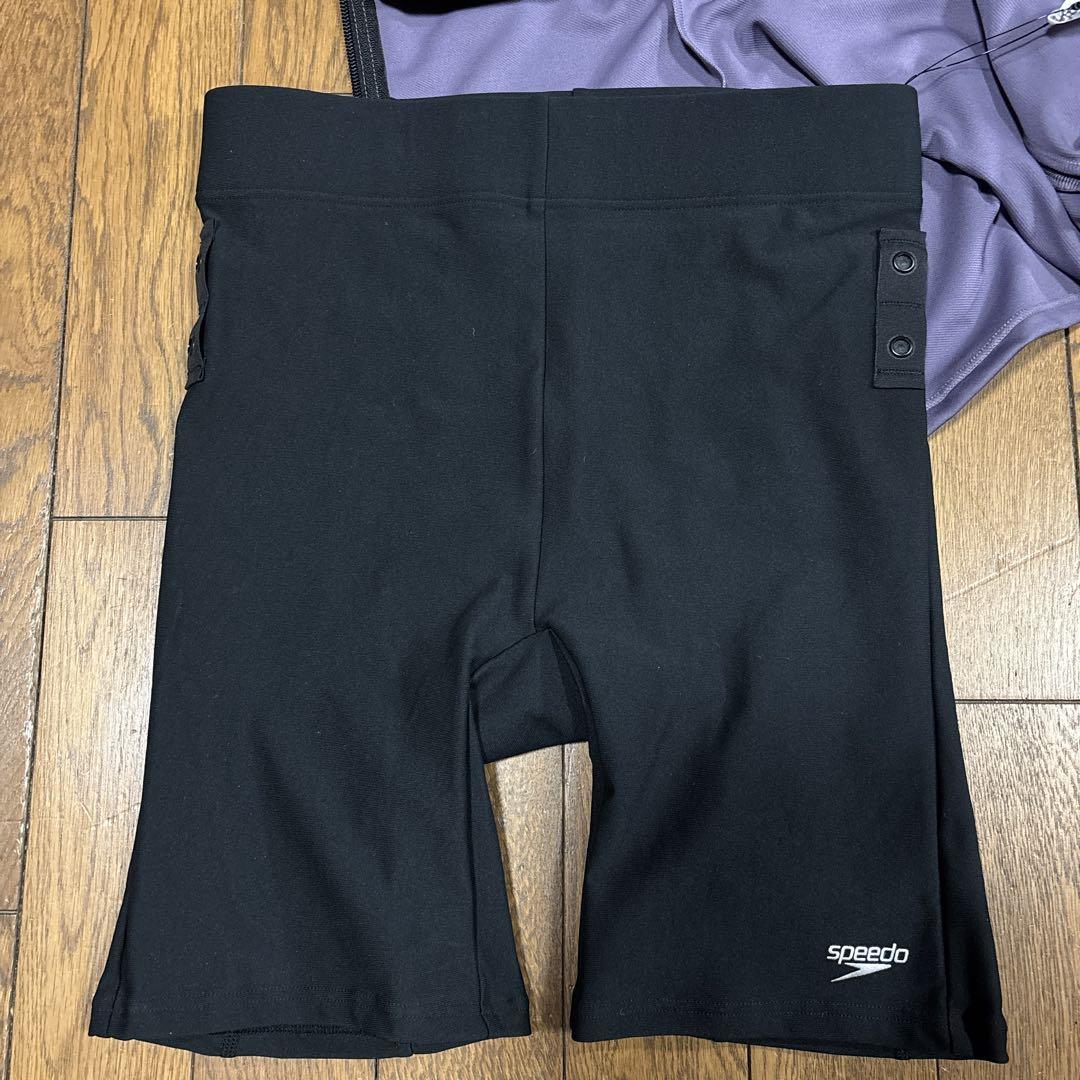 speedo セパレート水着L パットあり　タグ付き未使用品　紫系
