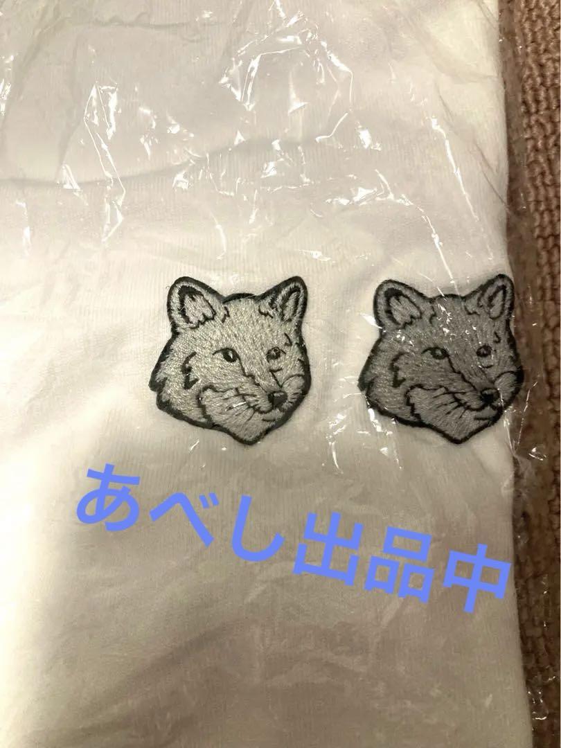 メゾンキツネ Maison Kitsune 半袖Tシャツ Mサイズ 白
