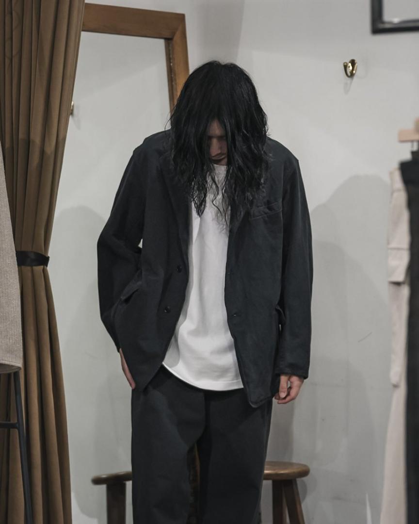 コモリ 新品タグ付き 23aw 製品染 ジャケット サイズ3 黒