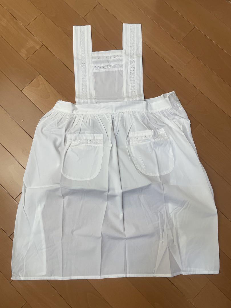 白エプロンフリーサイズ