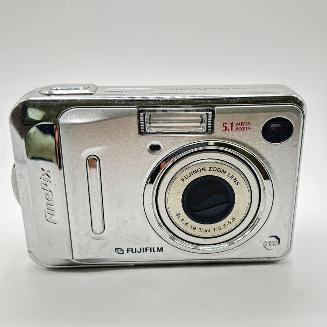 作例あり　極美品　FUJIFILM FINEPIX A500　デジカメ　単三電池 FUJIFILM Finepix A500 単3電池式 - メルカリ