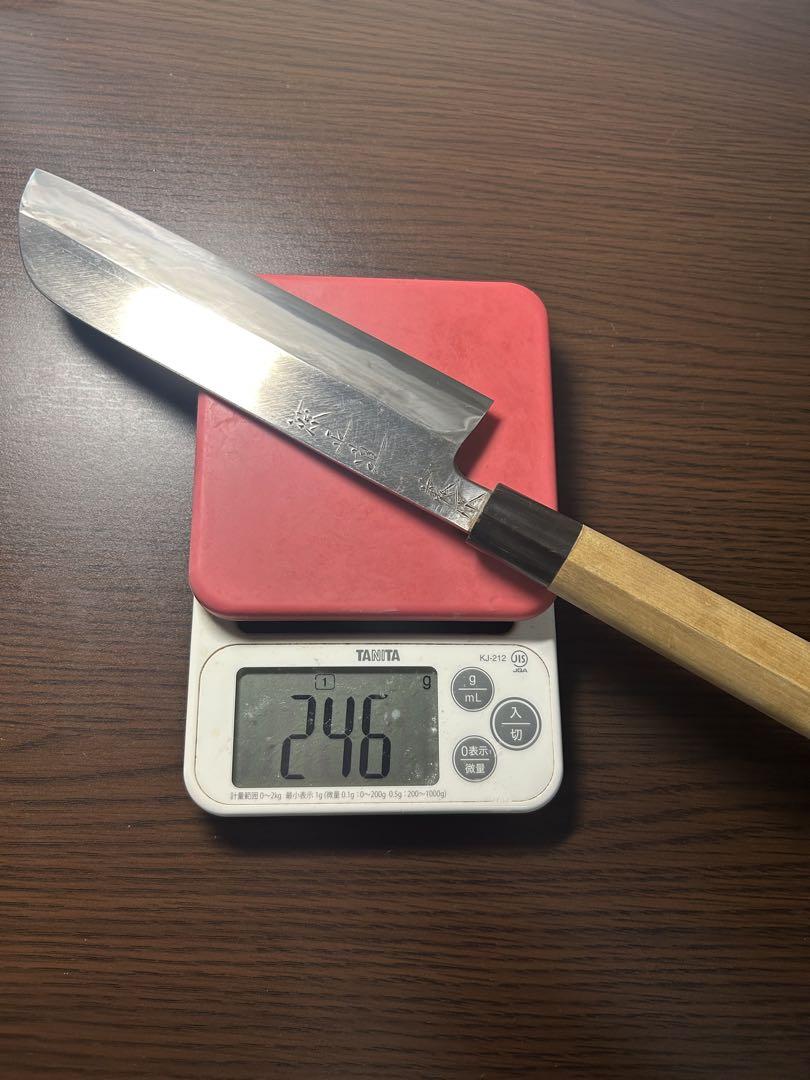 源正道　鎌薄刃　鍛造青紙2号