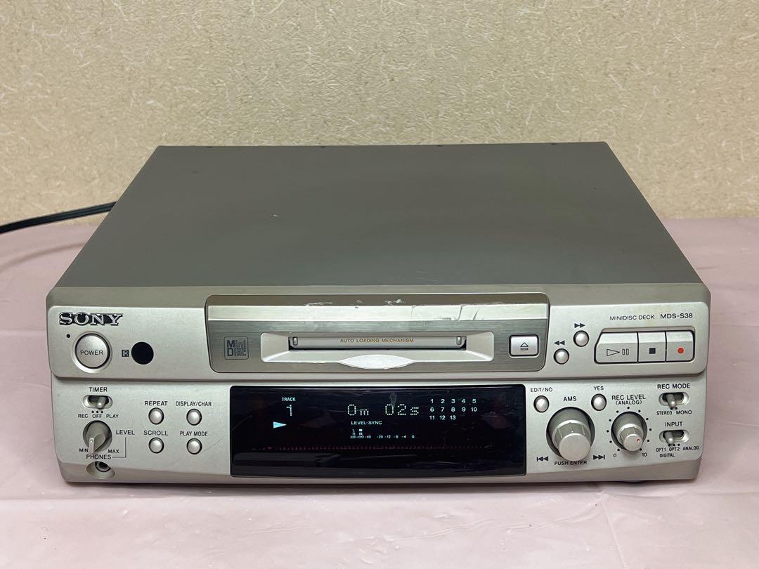 SONY MDS-S38 MDデッキ　MDプレイヤー/レコーダー