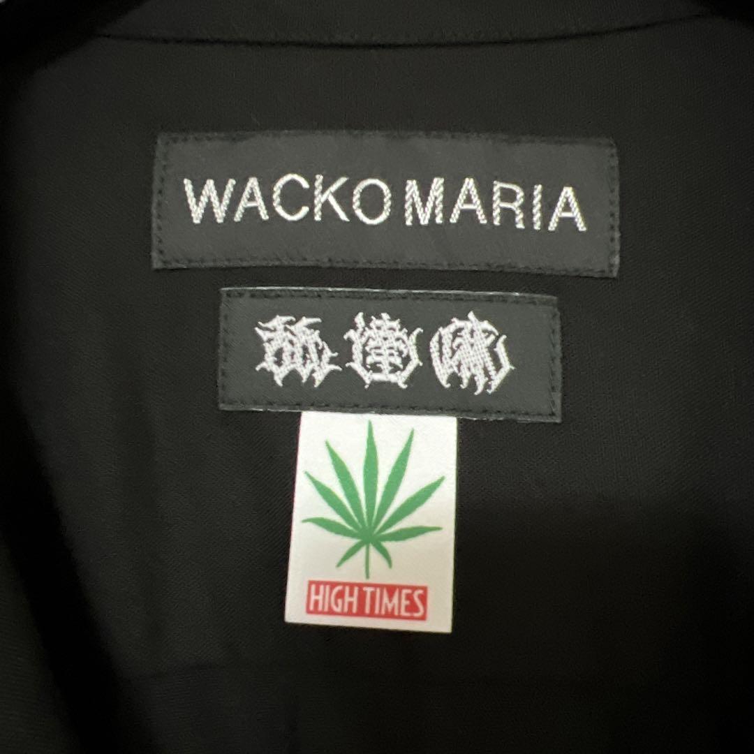 ワコマリア 舐達麻 HIGH TIMES 50'Sオープンカラーシャツ