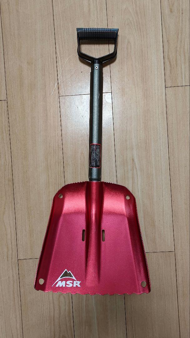 MSR スノーショベル operator D ハンドル 赤 アルミ製