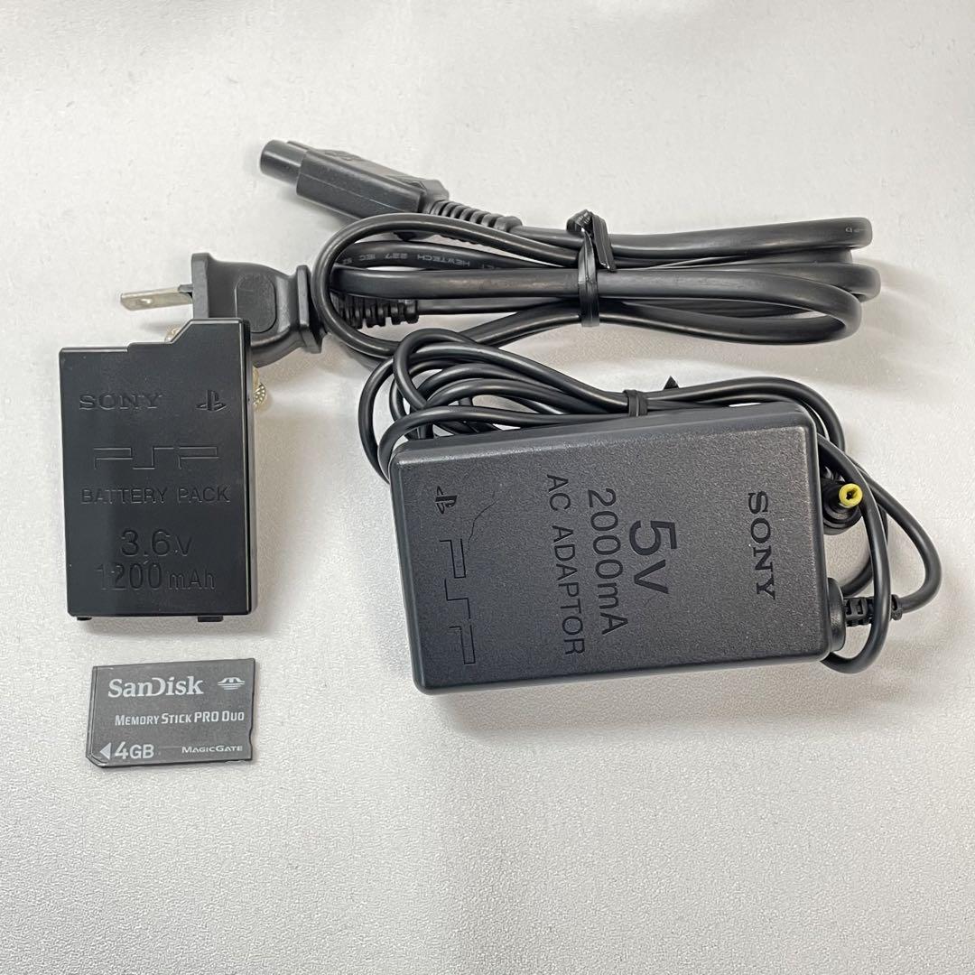 【良品】すぐ遊べる PSP2000 ピアノブラックPB SONY