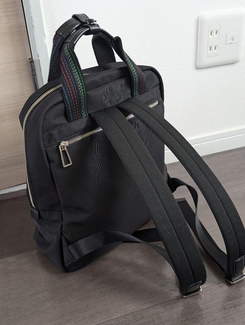 【極美品】✨おしゃれ　PSポール・スミス リュック　ストライプカラー定価2万相当
